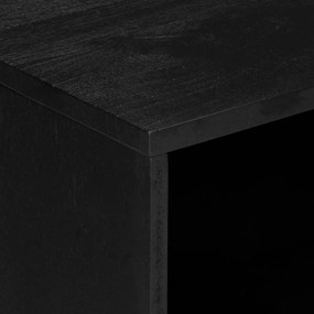 vidaXL Κομοδίνο Μαύρο 50x33x62 εκ. από Επεξεργασμένο Ξύλο