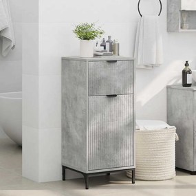 vidaXL Ντουλάπι Μπάνιου Σκυρόδεμα Γκρι 39,5 x 36 x 88 εκ