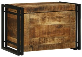 vidaXL Κουτί αποθήκευσης 60x40x41 εκ. Μασίφ τραχύ ξύλο μάνγκο