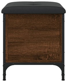 vidaXL Παγκάκι Αποθήκευσης Καφέ Δρυς 42x42x45 εκ. από Επεξ. Ξύλο