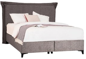 Κρεβάτι Longwave (Για Στρώμα 160X200Cm) 09-1992 207x180x140cm Light Grey Διπλό