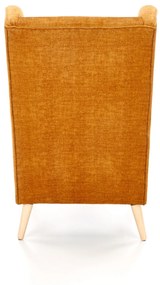 CHESTER leisure chair, color: honey (fabric 9. Amber) DIOMMI V-PL-CHESTER_2-FOT-MIODOWY