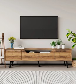 Έπιπλο Τηλεόρασης Καρυδί OMISU 180x29.8x48
