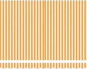 vidaXL Σκηνίτσα Αναδιπλούμενη Κίτρινο και Λευκό 250 x 200 cm