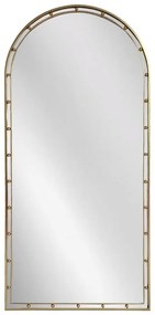 Artekko Dia Χρυσός Μεταλλικός Καθρέπτης Τοίχου (75x3.5x160)cm Artekko 661-2008-GOLD