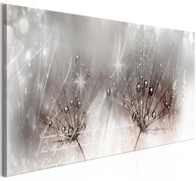 Πίνακας - Drops of Dew (1 Part) Pink Narrow 120x40