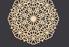 Intra απο ξύλο plywood 3mm-4mm πάχος 3D Mandala για Cricut Δίασταση 30x30 cm INTRAFABR-86059647