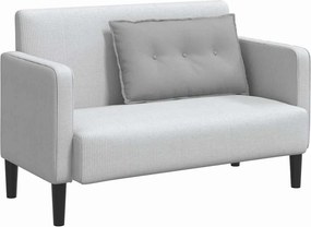 vidaXL Μαξιλάρι Πλάτης Σκίουρος Γκρί 80 x 50 x 19 cm ύφασμα