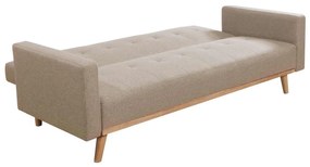 Καναπές Κρεβάτι CARLOS Ύφασμα Cappuccino 200x88x83cm Bed:180x109x40cm