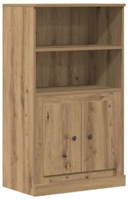 vidaXL Ντουλάπι Αρτισιανή Δρυς 60x35,5x103,5 εκ από Επεξεργασμένο Ξύλο