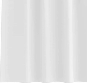 vidaXL Κουρτίνες Μαύρης Ύφανσης με Δαχτυλίδια 2 pcs Καθαρό Λευκό