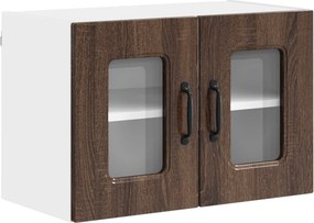 vidaXL Πάνελ πλυντηρίου πιάτων Kalmar 2 pcs Καφέ δρυς
