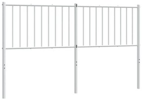 vidaXL Ανταλλακτικό κεφαλάρι Λευκό 150 εκ. Μεταλλικό