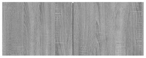 vidaXL Έπιπλα Τηλεόρασης 2 τεμ. Γκρι Sonoma 80x30x30 εκ. Επεξ. Ξύλο