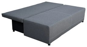 Καναπές - Κρεβάτι Nuvia Fylliana με Γκρί ύφασμα 190x80x85εκ. 190x80x85 εκ.