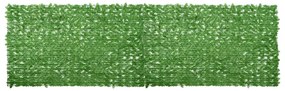 vidaXL Διαχωριστικό Βεράντας με Φύλλα Πράσινο 500 x 150 εκ.