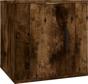 vidaXL Σετ Επίπλων Τηλεόρασης 2 Τεμαχίων Καπνιστή δρυς Επεξ. Ξύλο