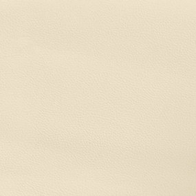 Πλαίσιο Κρεβατιού Κρεμ 100x200 εκ. από Συνθετικό Δέρμα - Κρεμ