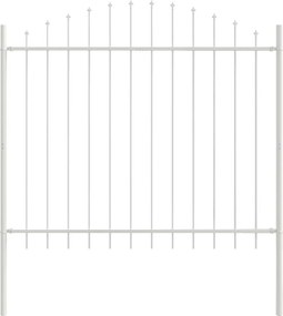 vidaXL Φράχτης Κήπου 3 pcs Λευκό 170 x 165 cm
