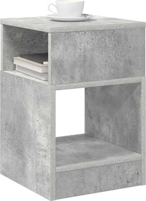 vidaXL End Table Σκυρόδεμα Γκρι 30,5 x 30 x 45 εκ Επεξεργασμένο ξύλο