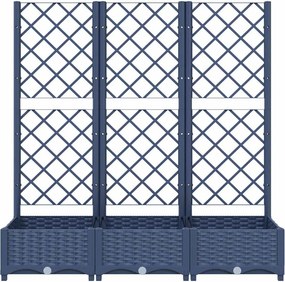 vidaXL Κήπος Μπλε Γκρι 120 x 40 x 121,5 cm