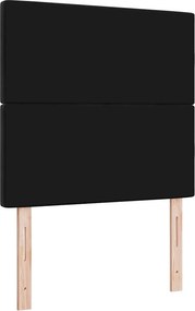 vidaXL Κεφαλάρι Μαύρο 100 cm Βελούδο