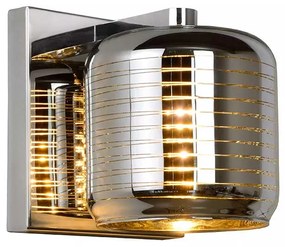 Φωτιστικό Επίτοιχο Lucide 70284-01-11 ERYN Χρώμιο (Chrome)|Χρυσό Χρώμα (Gold Coloured)