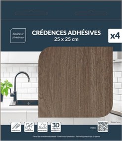 Αυτοκόλλητα πλακάκια Douceur d'intérieur - 25x25cm - 4τμχ