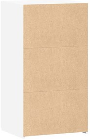 vidaXL Συρταριέρα Λευκή 50x42,5x93 εκ. από Επεξεργασμένο Ξύλο