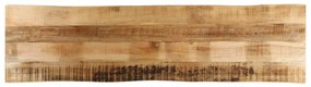 vidaXL Επιφάνεια Τραπεζιού 180x40x3,8 εκ. Live Edge Μασίφ Ξύλο Μάνγκο