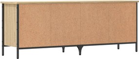 vidaXL Παπουτσοθήκη Sonoma Δρυς 131 x 35 x 50 εκ. από Επεξεργ. Ξύλο