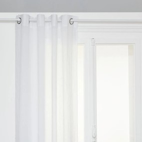 Κουρτίνα (135x240) Με Τρουκς A-S Soleya White 201931A