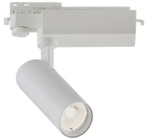 Σποτ Φωτιστικό Ράγας LED IP20 15W 3000K 24 Μοίρες Hercules Viokef 3913-010W-3-S-24 Λευκό