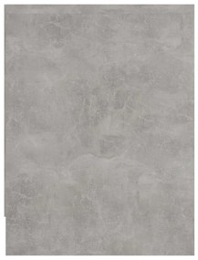 Κομοδίνο Γκρι του Σκυροδέματος 40 x 30 x 40 εκ. από Μοριοσανίδα - Γκρι