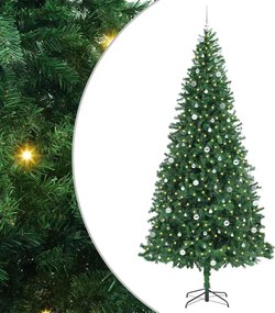 vidaXL Τεχνητό Χριστουγεννιάτικο Δέντρο με 300 LED Πράσινο 300 cm
