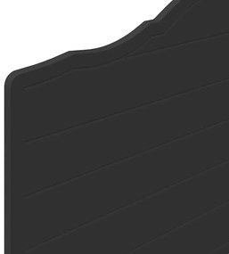 vidaXL Κεφαλάρι Μαύρη Οξυά 80 cm Επεξεργασμένο ξύλο