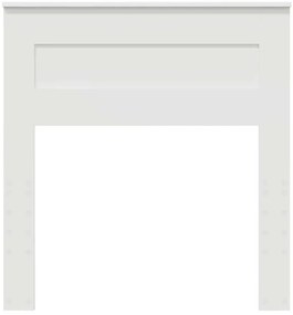 vidaXL Κεφαλάρι με κεφαλάρι Λευκό 80 cm Επεξεργασμένο ξύλο