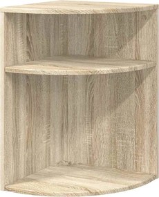 vidaXL End Table Δρύς Sonoma 39,7 x 39,7 x 60 εκ Επεξεργασμένο ξύλο