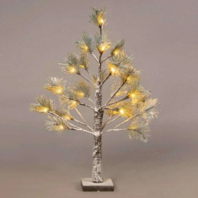 Χριστουγεννιάτικο Δεντράκι Snow Pine Tree Led X1024144 60cm Multi Aca