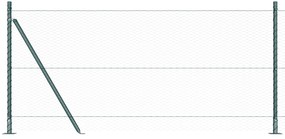 vidaXL Hexagon Fence Πράσινος 1x50 μ Χάλυβας