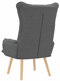 vidaXL Χαλαρωτική Πολυθρόνα Σκούρο γκρι 69 x 74 x 93 εκ. ύφασμα