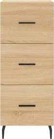 vidaXL Ντουλάπι Sonoma Δρυς 34,5x34x90 εκ. από Επεξεργασμένο Ξύλο