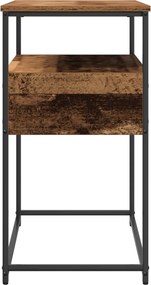 vidaXL Τραπέζι κονσόλας Παλιό Ξύλο 75 x 40 x 75 cm Επεξεργασμένο ξύλο