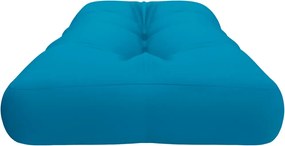 vidaXL Μαξιλάρι Παλέτας Ανοιχτό Μπλε 120 x 40 x 12 εκ. Υφασμάτινο