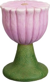ΒΟΗΘΗΤΙΚΆ ΤΡΑΠΕΖΆΚΙΑ ΚΉΠΟΥ SIDE TABLE FLOWER 42CM PURPLE