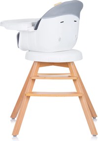 Καρεκλάκι Φαγητού Περιστρεφόμενο 3 σε 1 "Rotto" platinum