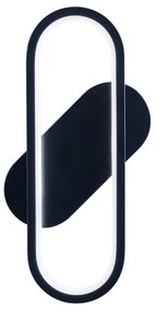 Απλίκα Φωτιστικό Τοίχου LED 6W Μαύρο 4000Κ 1610-3/1 Arkolight-1610-3/1-Μαύρο 1610-3/1