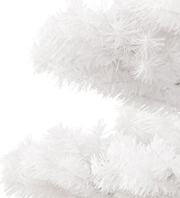 vidaXL Χριστουγεν. Δέντρο Προφωτισμένο Τεχνητό Μπάλες Λευκό 150εκ