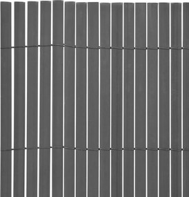 vidaXL Φράχτης Κήπου Γκρι 150 x 300 cm PVC