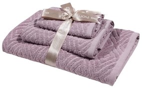 Πετσέτες Best 0661 (Σετ 3τμχ) Lila Das Home Σετ Πετσέτες 70x140cm 100% Βαμβάκι